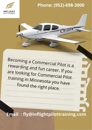 Commercial pilots license