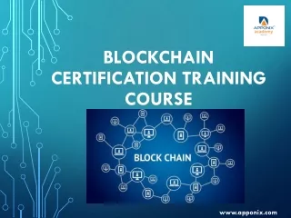 blockchain certification training course
