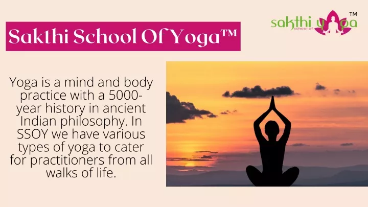 sakthi school of yoga