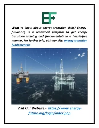 Energy Transition Fundamentals | Energy-future.org