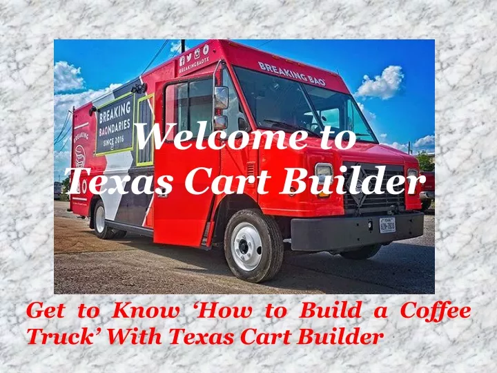 welcome to texas cart builder
