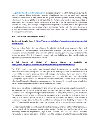the global network packet broker market