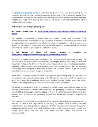 the global microprinting market is estimated