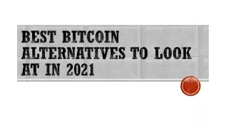 best bitcoin alternatives to look at in 2021