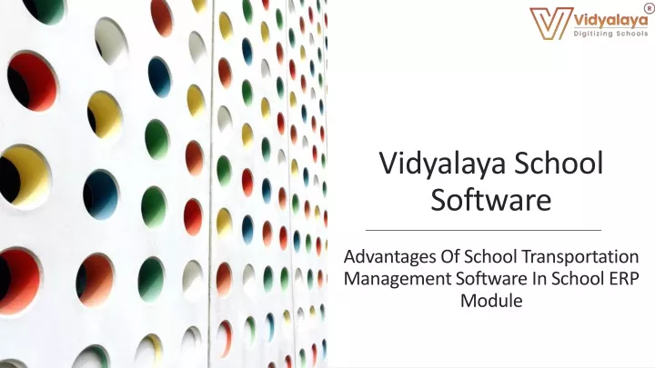 vidyalaya school software