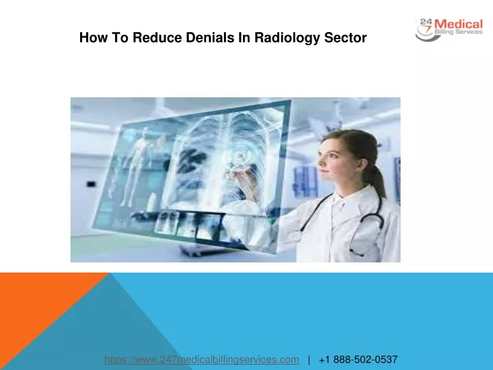 how to reduce denials in radiology sector