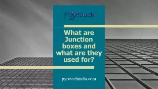 what are junction boxes and what are they used for