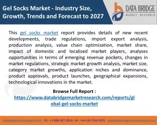 gel socks market industry size growth trends