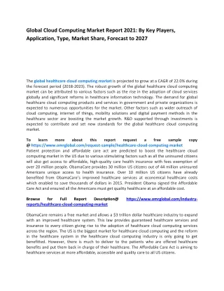 global cloud computing market report 2021