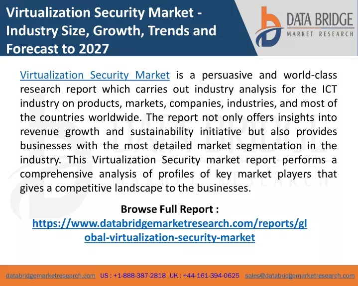 virtualization security market industry size