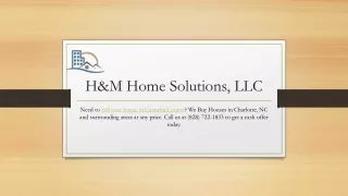 HM Home Solutions LLC - Sell your house in Catawba County