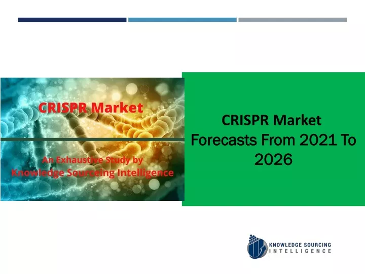 crispr market forecasts from 2021 to 2026