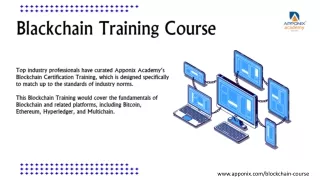 Blockchain training course