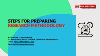 steps for preparing research methodology