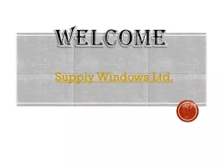 welcome