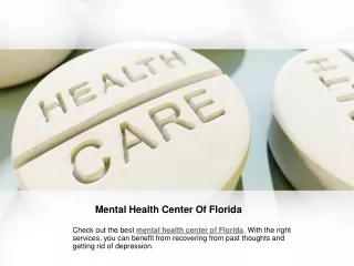 Mental Health Center Of Florida