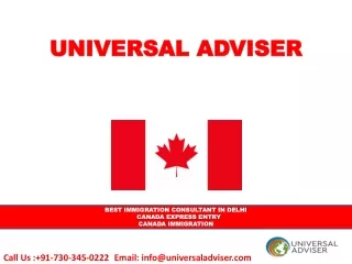 Canada express entry- Best Immigration and PR Visa consultants in Delhi