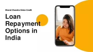 Loan Repayment Options in India