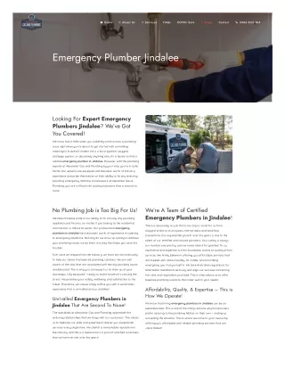 Emergency Plumber Jindalee