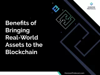 benefits of bringing real world assets
