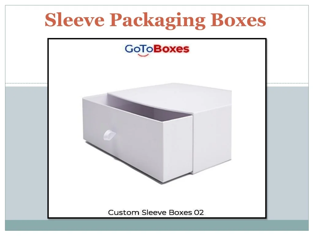 PPT - Sleeve Packaging Boxes PowerPoint Presentation, free download ...