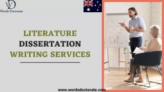 Literature Dissertation Writing Services - Words Doctorate
