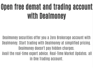 Open free Deamat and trading Account