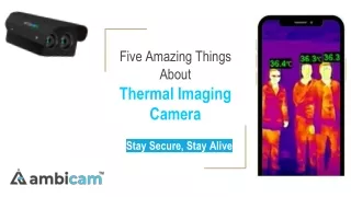 five amazing things about thermal imaging camera