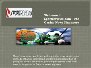 Get Brief Information About Online Casino