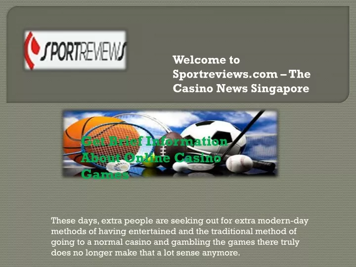 welcome to sportreviews com the casino news