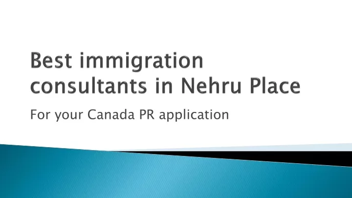 best immigration consultants in nehru place