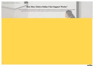 How Does Telstra Online Chat Support Works?