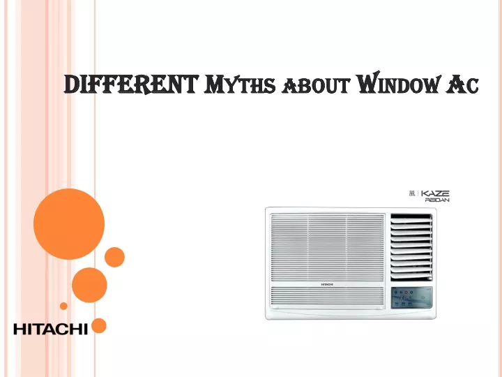 different myths about window ac