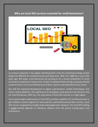 why are local seo services essential for small