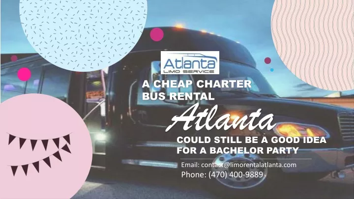 a cheap charter bus rental