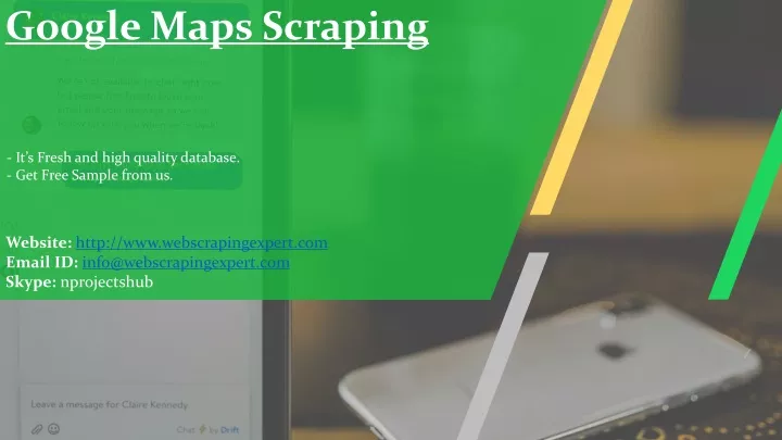 google maps scraping