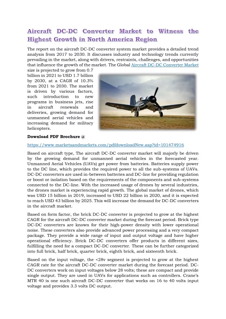 the report on the aircraft dc dc converter system