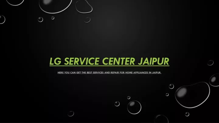 lg service center jaipur