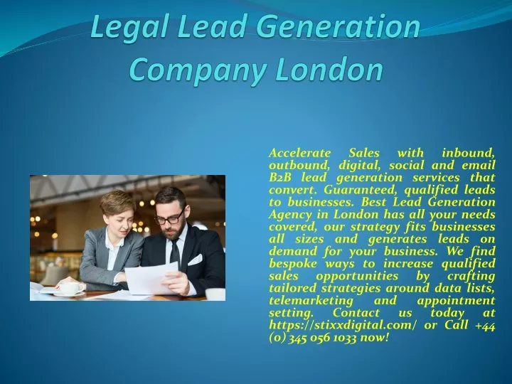 legal lead generation company london