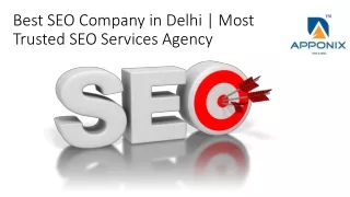 Best SEO Company in Delhi | Most Trusted SEO Services Agency