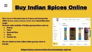 Buy Indian Spices Online