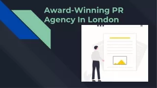 award winning pr agency in london