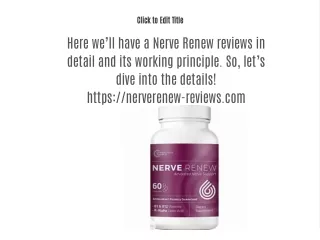 Nerve Renew Reviews – Is Nerve Renew Good for Neuropathy?