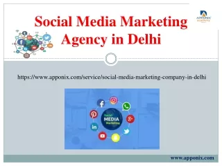 Social Media Marketing Agency in Delhi.