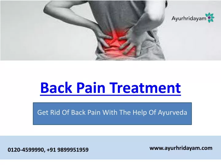 back pain treatment