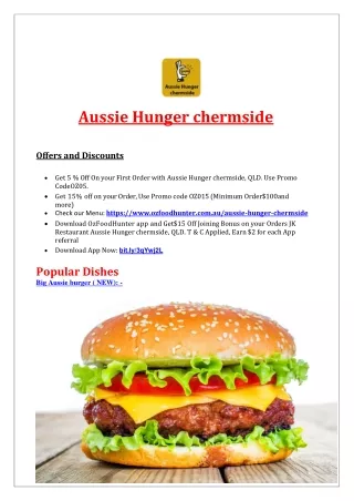 aussie hunger chermside offers and discounts
