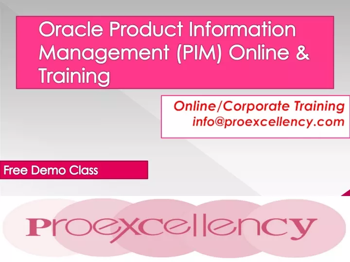 oracle product information management pim online training