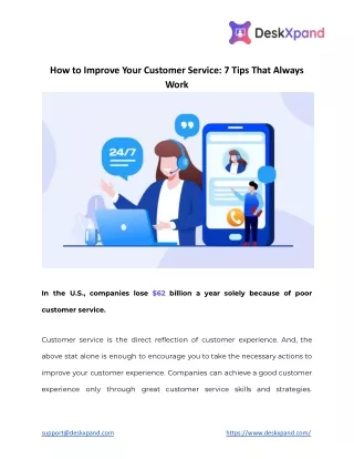 how to improve your customer service 7 tips that