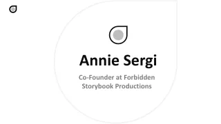 Annie Sergi - A Remarkably Talented Professional
