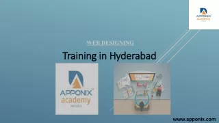 Web design and development in Hyderabad